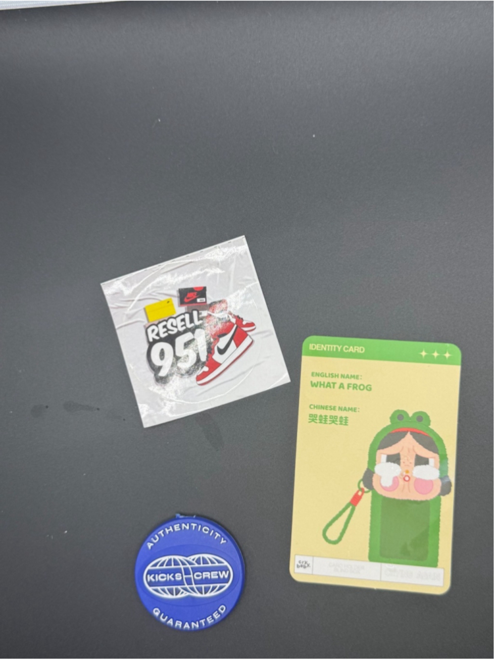 Crybaby Sad Club Card Holder What A Frog Crying Again Plush Keychain Holder - Picture 7 of 8